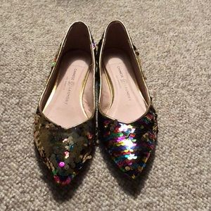 Chinese Laundry Sequin flats